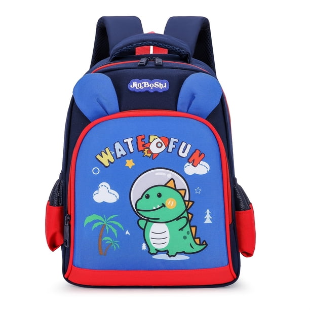New Children's Cartoon Cute Unicorn Dinosaur Astronaut Backpack, Double-layer Multi-functional Large Capacity Backpack Lightweight Breathable Student School Bag Travel Backpack