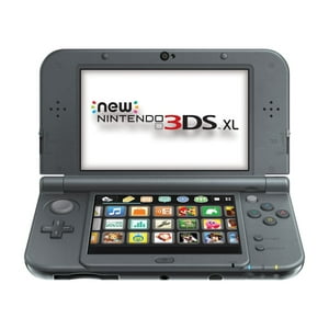 Consola De Videojuegos Nintendo 3Ds Xl Negra Restaurada Con Lápiz Óptico Y Cargador Para Tarjetas Sd (Reacondicionada)