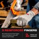 thumbnail image 2 of Guantes de trabajo resistentes a cortes NoCry para mujeres y hombres, paquete de 3, 2 of 5