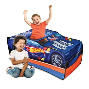 Casa De Juegos Plegable Play Tent Hot Wheels Con Conexiones Para Pistas