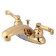 thumbnail image 1 of Grifo de baño Kingston Brass KB8622FL de 10 cm, instalación central, 1 of 5