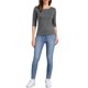thumbnail image 2 of INSPIRE CHIC Camisetas de Mujer Mangas al Codo Cuello Barco Ajuste Ceñido Casual Camisetas Gris Oscuro XL, 2 of 6