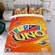 thumbnail image 4 of UNO Conjunto de sábanas temático, trío de piezas, cómodo y amigable con la piel, diseño único, regalo de decoración para el hogar para familiares, amigos y fans,173X218cm, 4 of 6