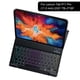 thumbnail image 4 of Teclado Bluetooth inalámbrico retroiluminado para Tab M10 Plus P11 Pro Funda protectora con teclado Bluetooth, 4 of 5