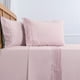 thumbnail image 2 of Sabana MF Plumetti Broderie King Rosado, 2 of 3