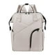 thumbnail image 1 of Bolsa De Pañales De Viaje Tote Mochila De Hombro Piel De Costura Reforzada De Gran Capacidad, 1 of 5