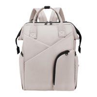 Bothyi - Bolsa De Pañales De Viaje Tote Mochila De Hombro Piel De Costura Reforzada De Gran Capacidad