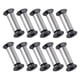 thumbnail image 1 of 10 piezas de tornillos de cabeza plana para manija de fabricación de cuchillos, remaches para manija de cuchillo, tornillos de fijación para sombreros, 1 of 5