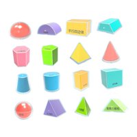 Bothyi - 16 Uds. Manipulantes De Matemáticas De Sólidos Geométricos Para Profesores De Matemáticas, Suministros Para Estudiantes