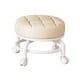 thumbnail image 4 of Taburete giratorio de 360 degree, asiento de trabajo portátil, silla baja con ruedas silenciosas para cocina casera , beige, 4 of 5