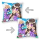 thumbnail image 2 of APHMAU Fundas de almohada de terciopelo con tema, regalos de funda de almohada, decoración para el hogar, cojín de lanzar, regalo de cumpleaños para fans y parejas. 45cm x 45cm., 2 of 6