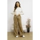 thumbnail image 1 of Pantalón Mujer Pierna Ancha Wide Leg Cotele Otoño Invierno 7123, 1 of 2