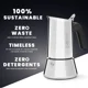 thumbnail image 2 of Cafetera Italiana de Acero Venus 6 Tazas 235ml Bialetti, 2 of 5