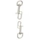 thumbnail image 1 of 2 Ganchos De Seguridad Giratorios De Acero Inoxidable Para Accesorios De Herramientas De Buceo, 1 of 3