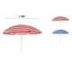 thumbnail image 2 of Sombrilla 1.80 Mts Diametro Playa Camping Diseño Rayas, 2 of 2