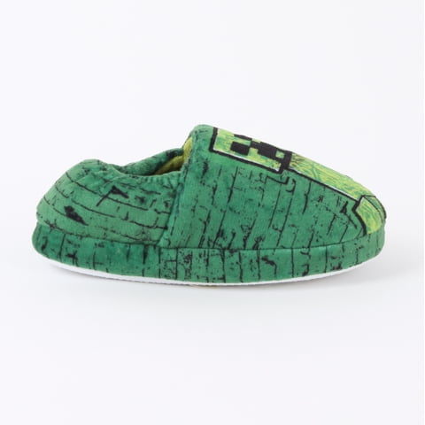 Pantufla Niño Boom Tnt Ssss Creeper Verde Minecraft