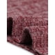 thumbnail image 5 of INSPIRE CHIC Conjunto de chándal de punto acanalado suave para mujer, camiseta de manga corta, pantalones cortos, ropa de estar, ropa de dormir XS Rojo oscuro, 5 of 6