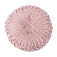 Regalitolindo - Cojin Redondo Terciopelo Soft Rosa 38 Cm