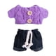 thumbnail image 3 of Ropa Para Muñecas De 15 Cm, Accesorios Para Muñecas, Juguetes Para Niños, Accesorios Para Fotos, Colgante Para Muñecas, Color Morado Oscuro, 3 of 3