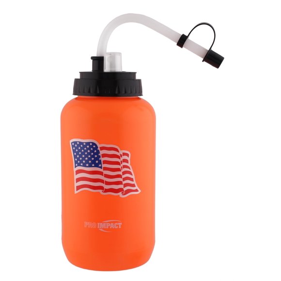 Botella Pro Impact 1000 ml Apretable con Pajilla y Tapa Rociadora