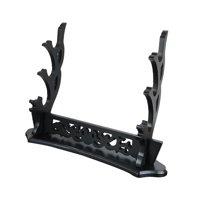 Magideal - Soporte De Escritorio De Soporte De Madera Maciza Para Tanto Wakizashi 3 Capas