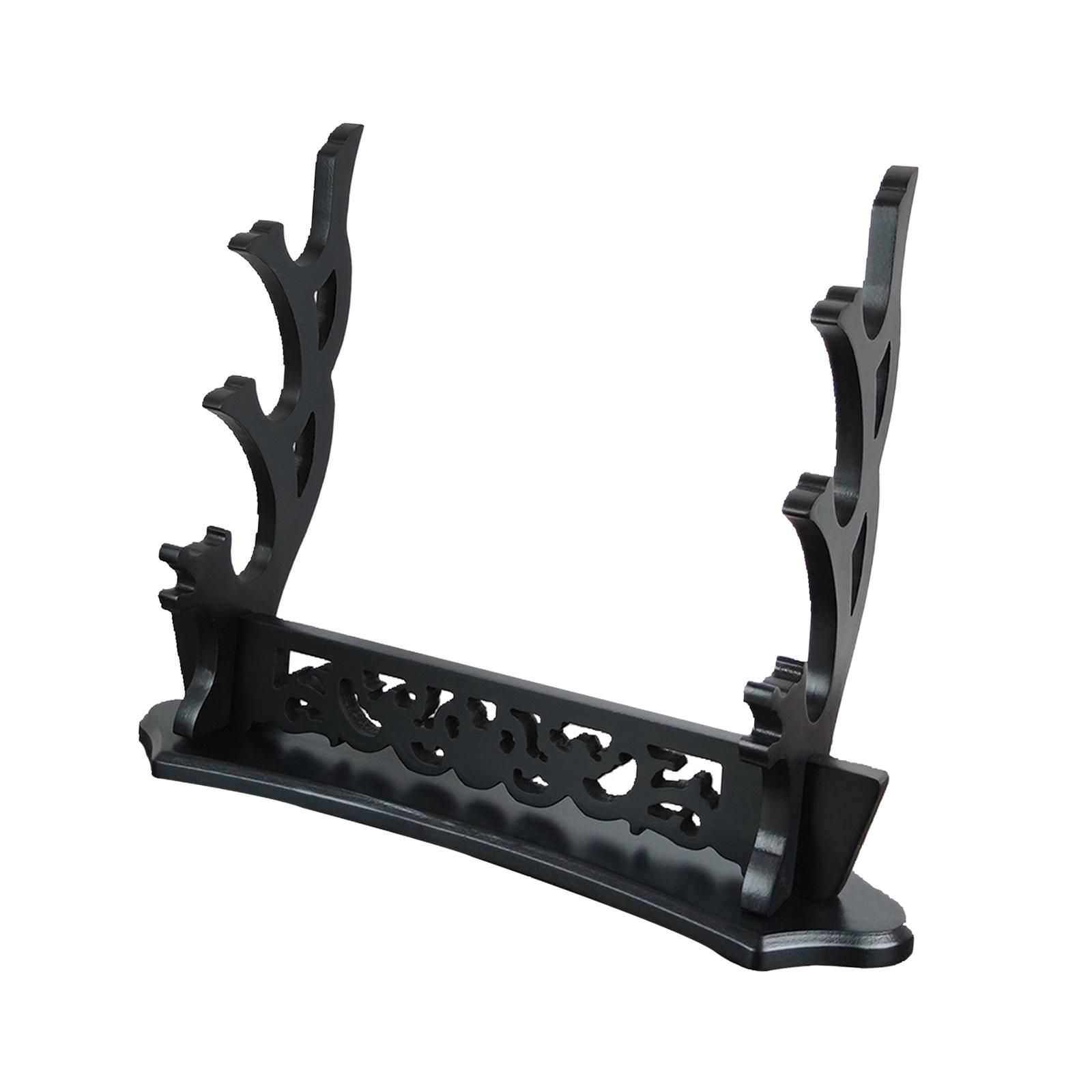 Magideal - Soporte De Escritorio De Soporte De Madera Maciza Para Tanto Wakizashi 3 Capas