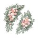 thumbnail image 2 of 2 Piezas De Arco De Boda Con Flores Decorativas Para San Valentín, Bodas, Fiestas, Rosa Y Blanco, 2 of 5