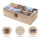 thumbnail image 3 of Don Gato y su Pandilla Caja Organizadora de Madera Rústica - Caja Decorativa Multifuncional para Escritorio, Hogar, Oficina, Joyas y Manualidades, 3 of 6