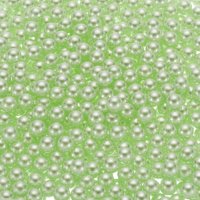 Perlas Uxcell Abs Redondas 8Mm Verde Claro