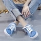 thumbnail image 4 of Zapatillas de lona para mujer con espuma viscoelástica Clipper, cómodas, sin cordones, para vacaciones, 4 of 5