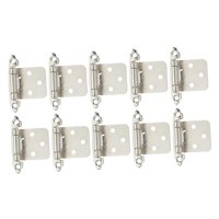Magideal - Bisagras De Puerta De Gabinete De 10 X 1/2"", Herrajes Para Puertas Para Muebles De Rv, Accesorios De Repuesto Versátiles, Bisagra De Cierre Automático Plata