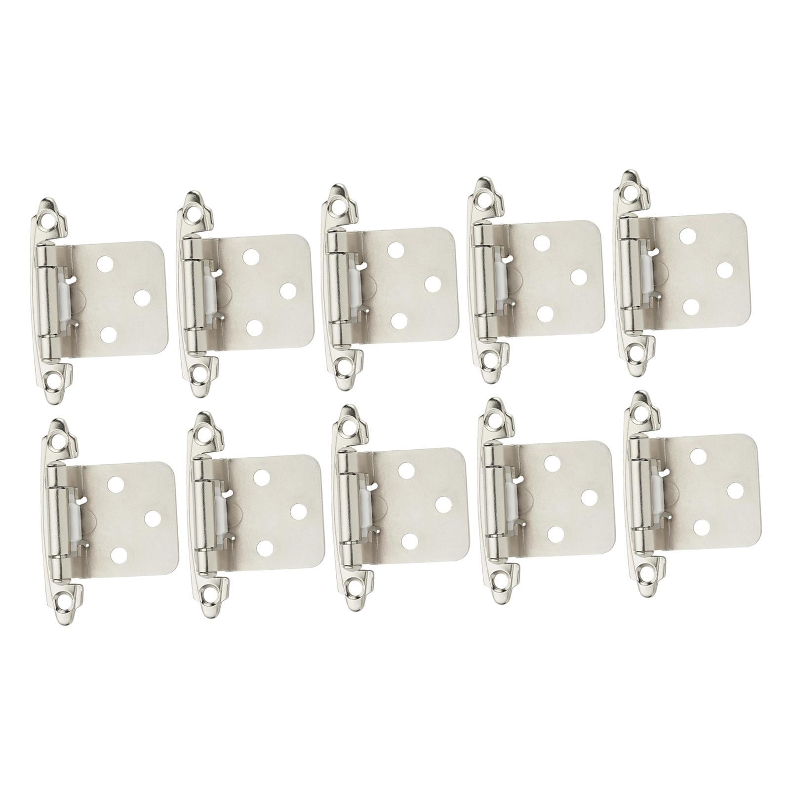 Magideal - Bisagras De Puerta De Gabinete De 10 X 1/2", Herrajes Para Puertas Para Muebles De Rv, Accesorios De Repuesto Versátiles, Bisagra De Cierre Automático Plata