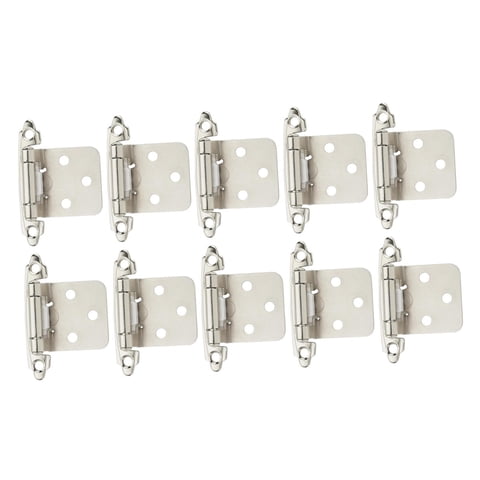 Magideal - Bisagras De Puerta De Gabinete De 10 X 1/2"", Herrajes Para Puertas Para Muebles De Rv, Accesorios De Repuesto Versátiles, Bisagra De Cierre Automático Plata