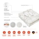 thumbnail image 4 of CALIENTA CAMA SIEGEN SG-5121D2 2 PLAZAS (150 X 140 cms), 4 of 7