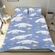 thumbnail image 1 of Cinnamoroll Canela Conjunto de sábanas temático, trío de piezas, cómodo y amigable con la piel, diseño único, regalo de decoración para el hogar para familiares, amigos y fans,135cm *200cm, 1 of 6