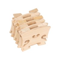 Magideal - 10X Puente De Violín De Madera De Tamaño Completo 4/4 Pieza De Puente De Madera Accesorios Tallados A Mano Para Tocar El Violín Más Rápido Y Con Más
