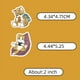 thumbnail image 2 of Get Your Paws on 64pcs of Adorable Orange Cat Waterproof Stickers for Mobile Phone Case and Laptop - UV and Finger Resistant!, 2 of 4