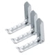 thumbnail image 4 of Percha De Aluminio Para Bata De 3 Piezas Percha Duradera De Pared Plateada, 4 of 5