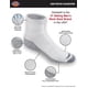 thumbnail image 2 of Calcetines Dickies Dri-Tech Moisture Control Quarter para hombre, blancos, 2 of 6
