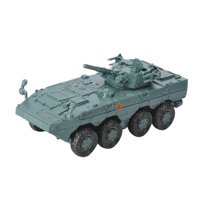 Magideal - 1:72 Modelo De 4D Rompecabezas En Miniatura Vehículos De Carro De Orugas Para Regalo Decoración De Mesa Recuerdo Educación Exhibición De Juguet Azul Claro