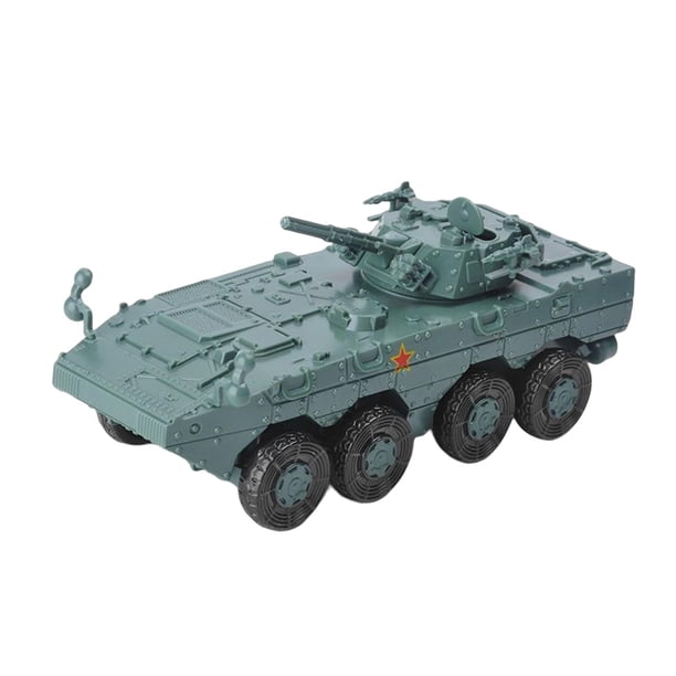 1:72 Modelo de 4D Rompecabezas en Miniatura Vehículos de Carro de Orugas para Regalo Decoración de Mesa Recuerdo Educación Exhibición de Juguet Azul claro