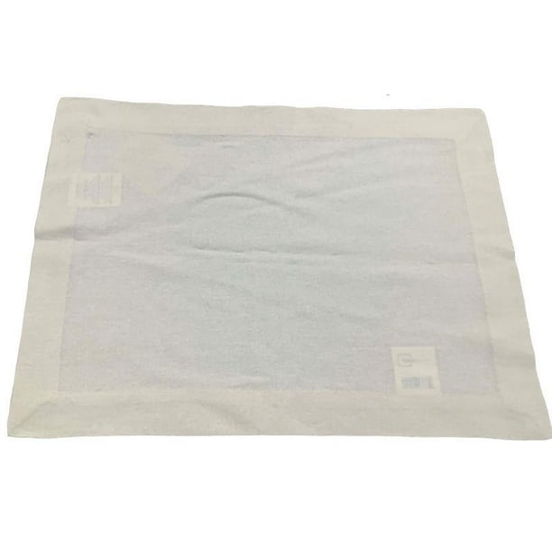 Individual Lino 35x48 Cm Set 2 Blanco 100% Lino