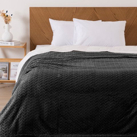 Mashini - Frazada Jqd Flannel Nevada 2 P Marengo