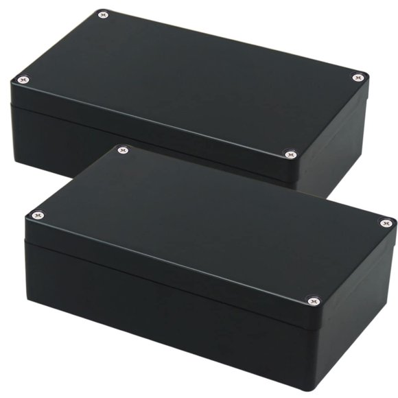 Caja de conexiones Zulkit para proyectos IP65 impermeable para exterior, ABS