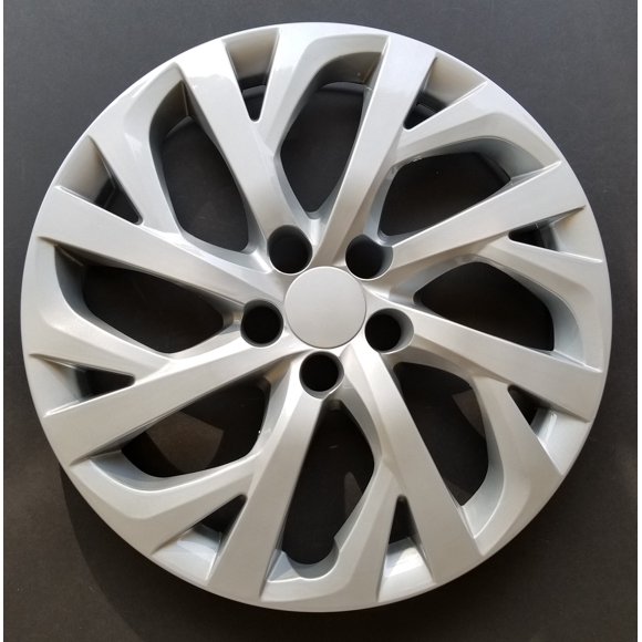 Tapón de rueda MARROW 41 cm 16 radios plateado de plástico para Toyota