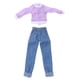 thumbnail image 1 of 1/6 camiseta de manga larga de mezclilla jeans traje de ropa para blythe azone licca mu?eca, 1 of 5