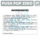 thumbnail image 2 of Push Pop Zero - Chupadedos Sin Azúcar (Caja Con 20 Un), 2 of 3