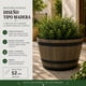 thumbnail image 5 of Macetero Plastico Diseño Efecto Barril De Madera Maceta XL, 5 of 8