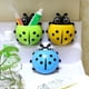 thumbnail image 2 of 1pc Creative Ladybug Toothbrush Holder - Powerful Suction Cup Toothbrush Box and Toothpaste Holder - Removable Wall Hanging Shelf for Bathroom Organization, 2 of 4