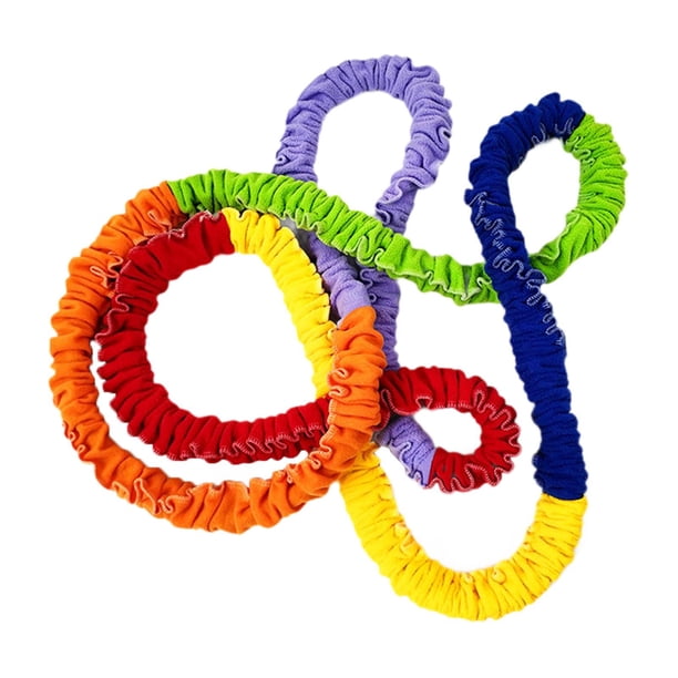 Banda elástica cooperativa, cuerda elástica cooperativa, banda de resistencia, accesorio de ejercicio de movimiento dinámico para gimnasio infantil de 5m